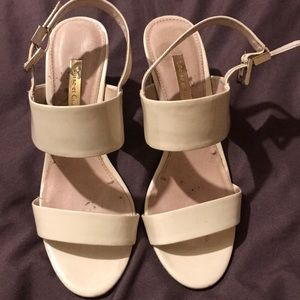 White Strappy Heel